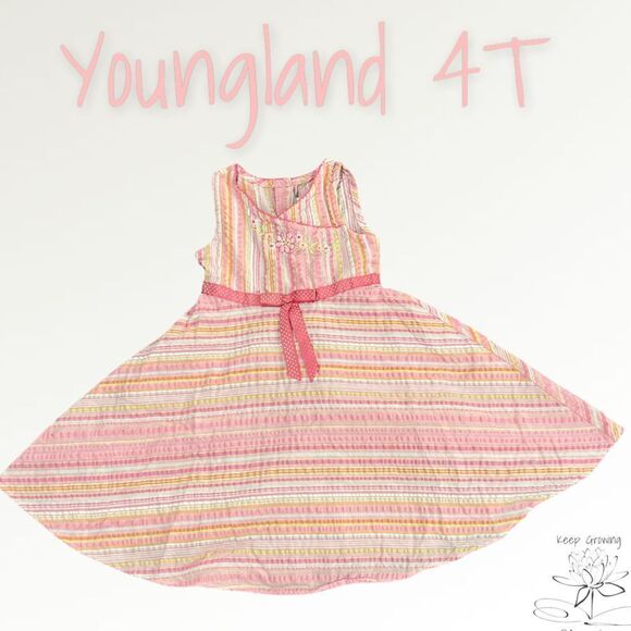 Bundle 3 for $15 | Beautiful Youngland Spring Dress | Size 4 - Picture 1 of 7
